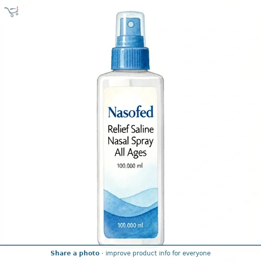 Nasofed Relief Saline Nasal Spray All Ages 100ml