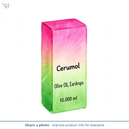 Cerumol Olive Oil, Eardrops 10ml