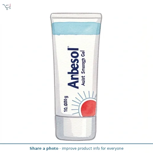 Anbesol Adult Strength Gel 10g