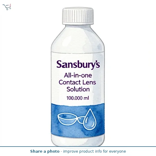 Sainsbury's All-in-one Contact Lens Solution 100ml