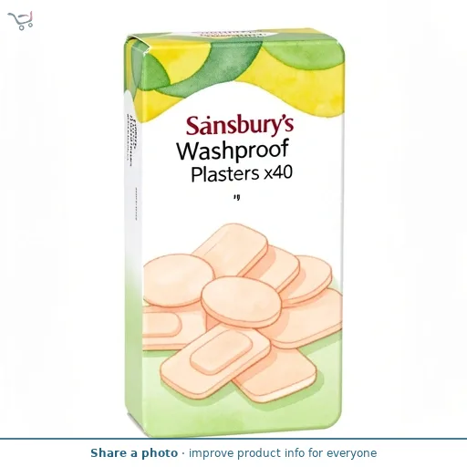 Sainsbury's Washproof Plasters x40
