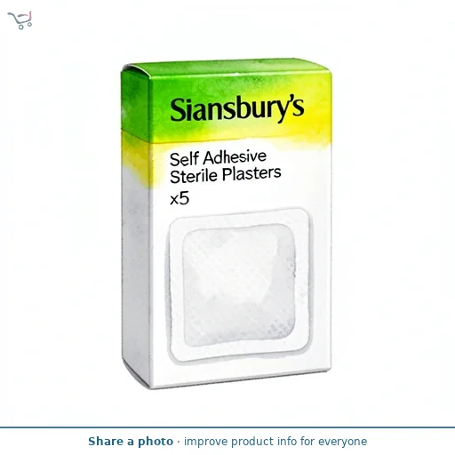 Sainsbury's Self Adhesive Sterile Plasters x5