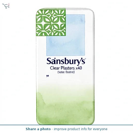 Sainsbury's Clear Plasters x40