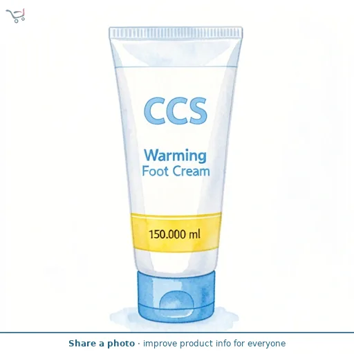 CCS Warming Foot Cream 150ml