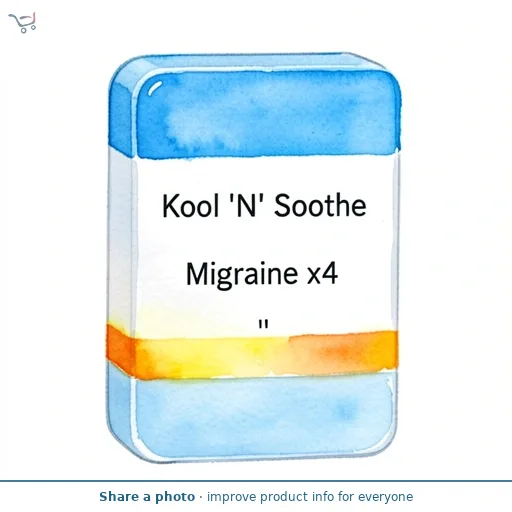 Kool 'N' Soothe Migraine x4