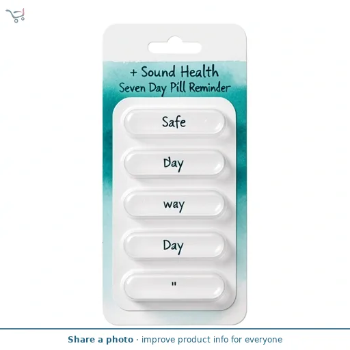 Safe + Sound Health Seven Day Pill Reminder