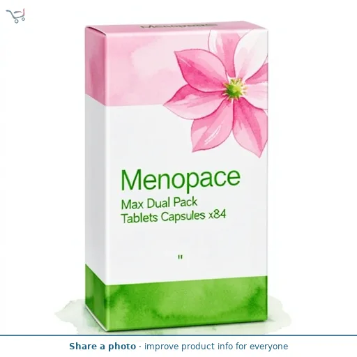 Menopace Max Dual Pack Tablets Capsules x84