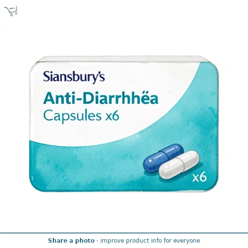 Sainsbury's Anti-Diarrhoea Capsules x6