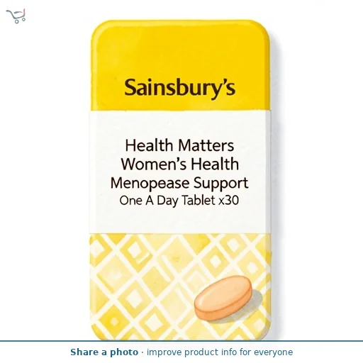 Sainsbury's Health Matters Women's Health Menopause Support One A Day Tablet x30