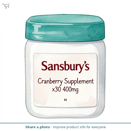 Sainsbury's Cranberry Supplement x30 400mg