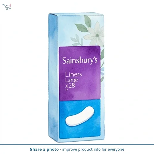 Sainsbury's Liners Large x28