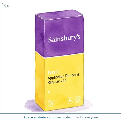 Sainsbury's Non Applicator Tampons Regular x24