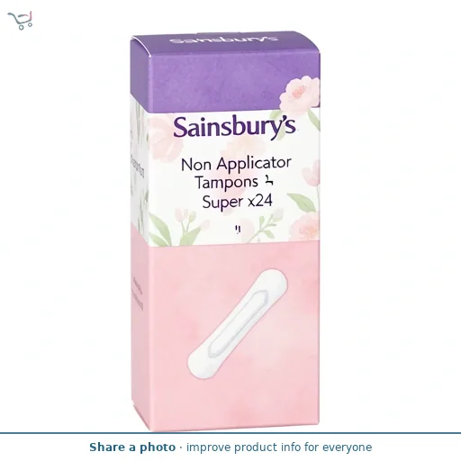 Sainsbury's Non Applicator Tampons Super x24