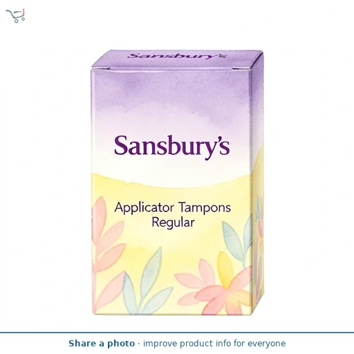 Sainsbury's Applicator Tampons Regular