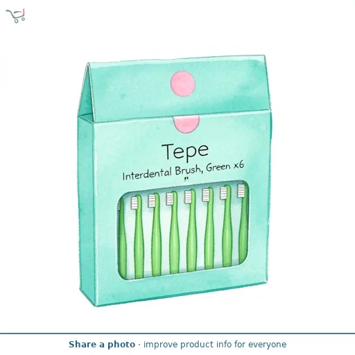 Tepe Interdental Brush, Green x6