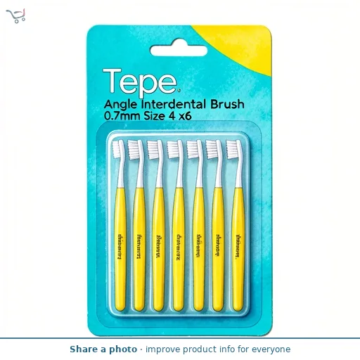 Tepe Angle Interdental Brush 0.7mm Size 4 x6