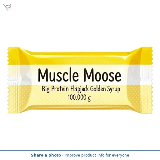 Muscle Moose Big Protein Flapjack Golden Syrup 100g