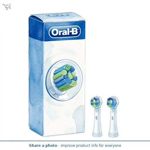 Oral-B Cross Action Replacement Electric Toothbrush Heads x2