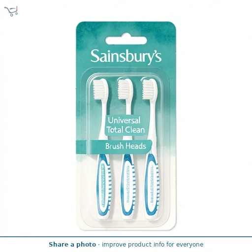Sainsbury's Universal Total Clean Brush Heads