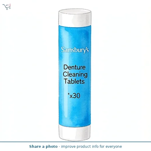 Sainsbury's Denture Cleaning Tablets x30