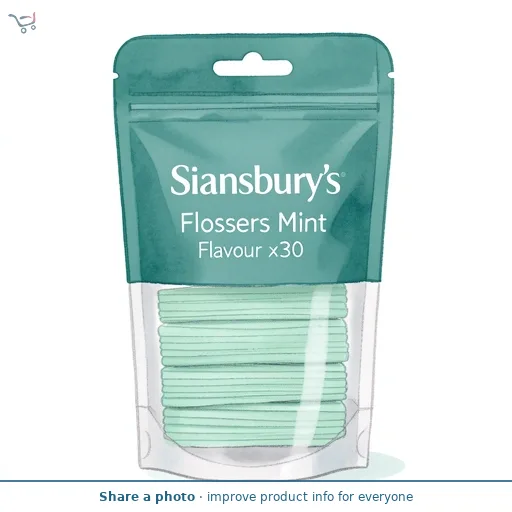 Sainsbury's Flossers Mint Flavour x30