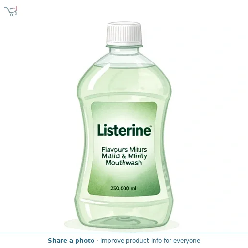 Listerine Flavours Mild & Minty Mouthwash 250ml