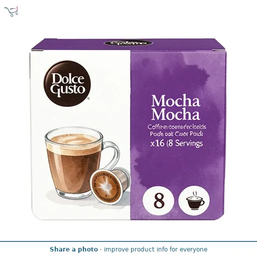 Nescafe Dolce Gusto Mocha Coffee Pods x16 (8 Servings)