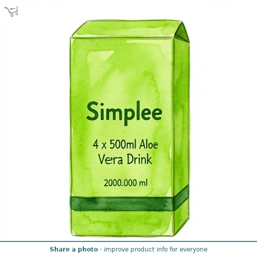 Simplee 4 x 500ml Aloe Vera Drink