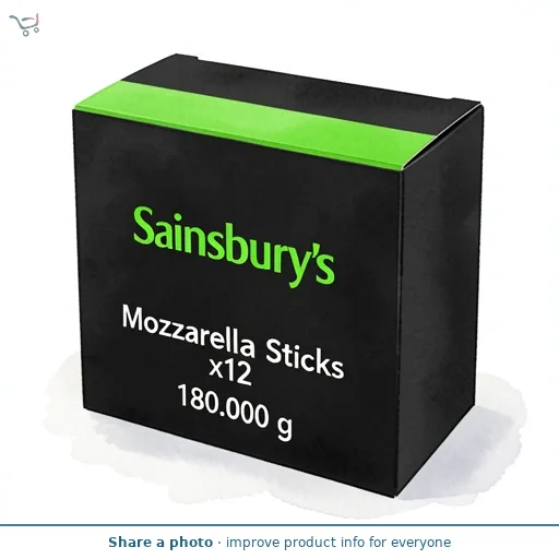 Sainsbury's Mozzarella Sticks x12 180g