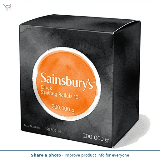 Sainsbury's Duck Spring Rolls 10 200g