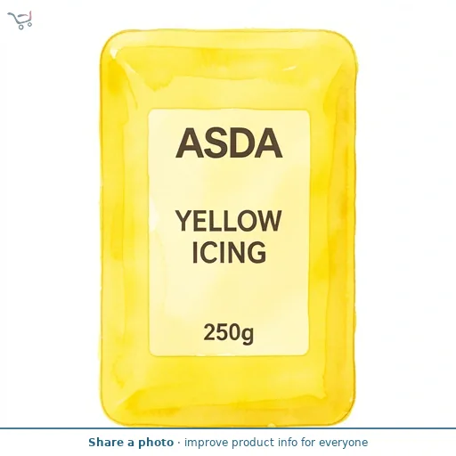 ASDA Yellow Icing 250g