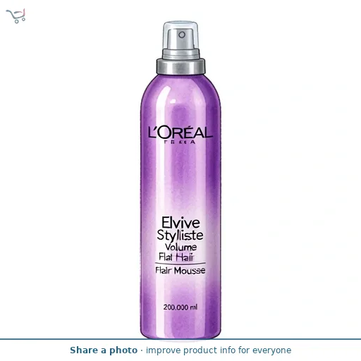 L'Oreal Elvive Styliste Volume Flat Hair Mousse 200ml