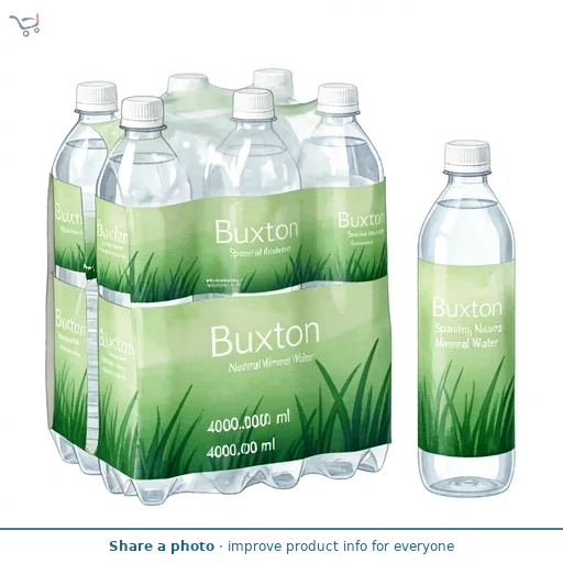 Buxton Sparkling Natural Mineral Water 8x500ml