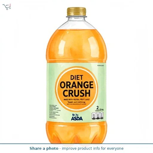 ASDA Diet Orange Crush 2 Litres
