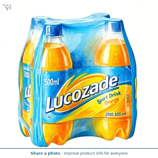 Lucozade Sport Drink Orange 4x500ml