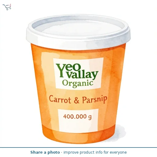 Yeo Valley Organic Carrot & Parsnip 400g