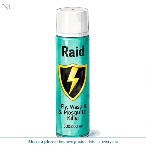 Raid Fly, Wasp & Mosquito Killer 300ml