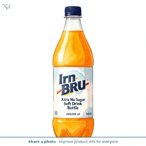 Irn-Bru Zero Sugar Soft Drink Bottle 2L