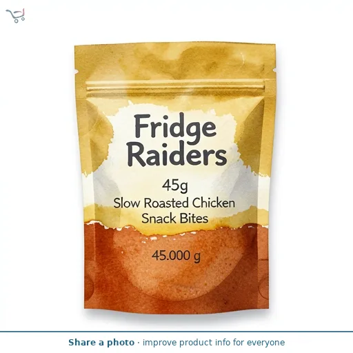 Fridge Raiders 45g Slow Roasted Chicken Snack Bites
