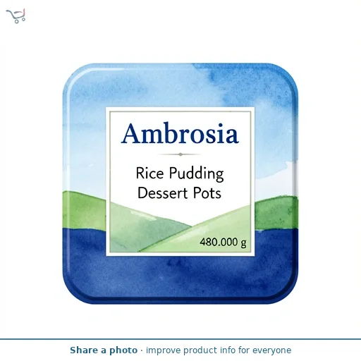 Ambrosia Rice Pudding Dessert Pots 4 x 120g