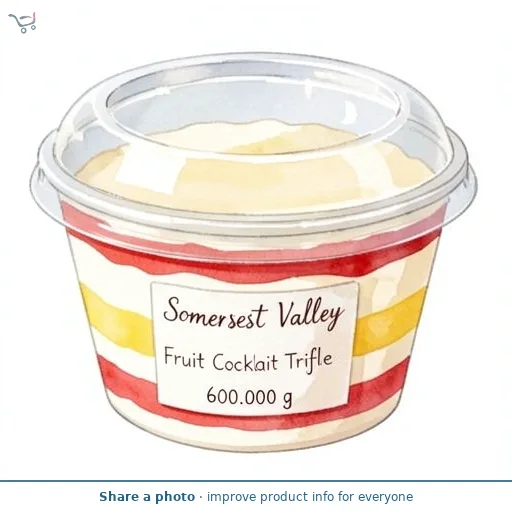 Somerset Valley Fruit Cocktail Trifle 600g