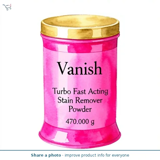 Vanish Turbo Fast Acting Stain Remover for Colours 470g