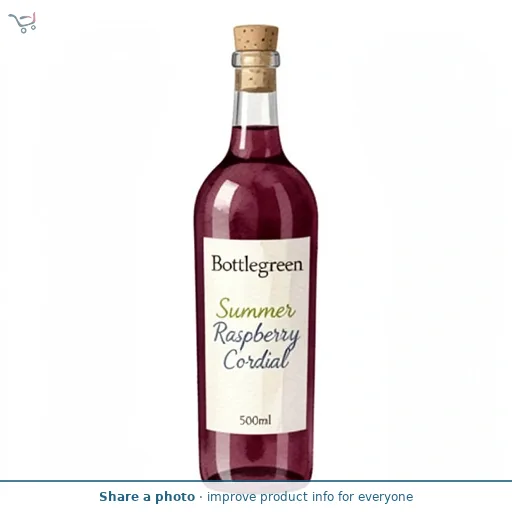 Bottlegreen bottlegreen Summer Raspberry Cordial 500ml