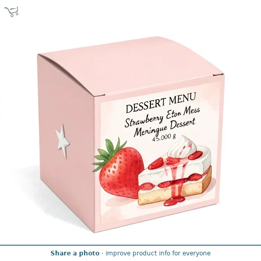 Strawberry Eton Mess Meringue Dessert