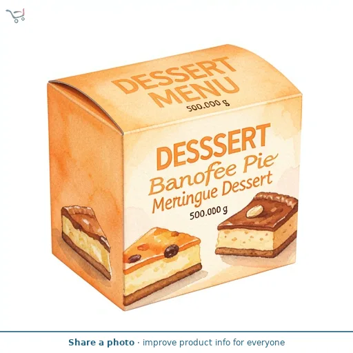 Banoffee Pie Meringue Dessert