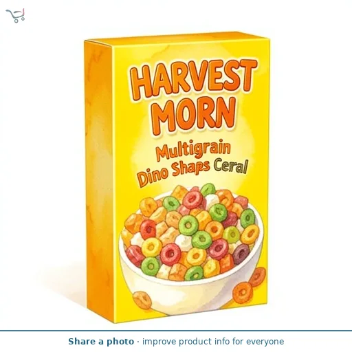 Multigrain Dino Shapes Cereal