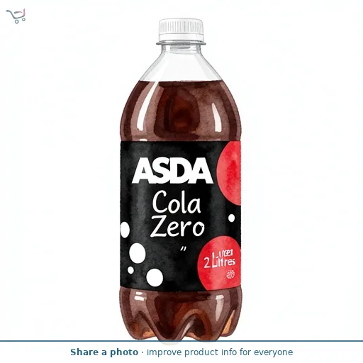 ASDA Cola Zero 2 Litres