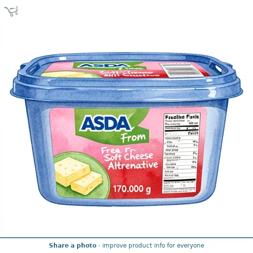 ASDA Free From Free From by  Soft Cheese Alternative 170g