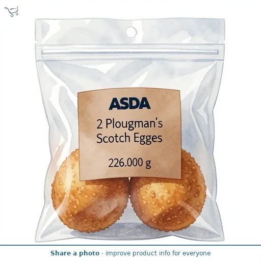 ASDA 2 Plougman's Scotch Eggs 226g