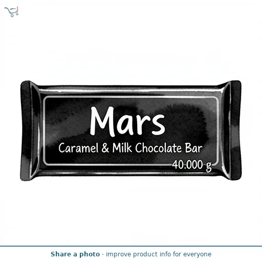 Mars Caramel & Milk Chocolate Bar 40g
